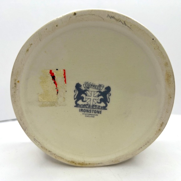 EMPRESS IRONSTONE STAFFORDSHIRE ENGLAND SUGAR BOWL - Picture 3 of 5